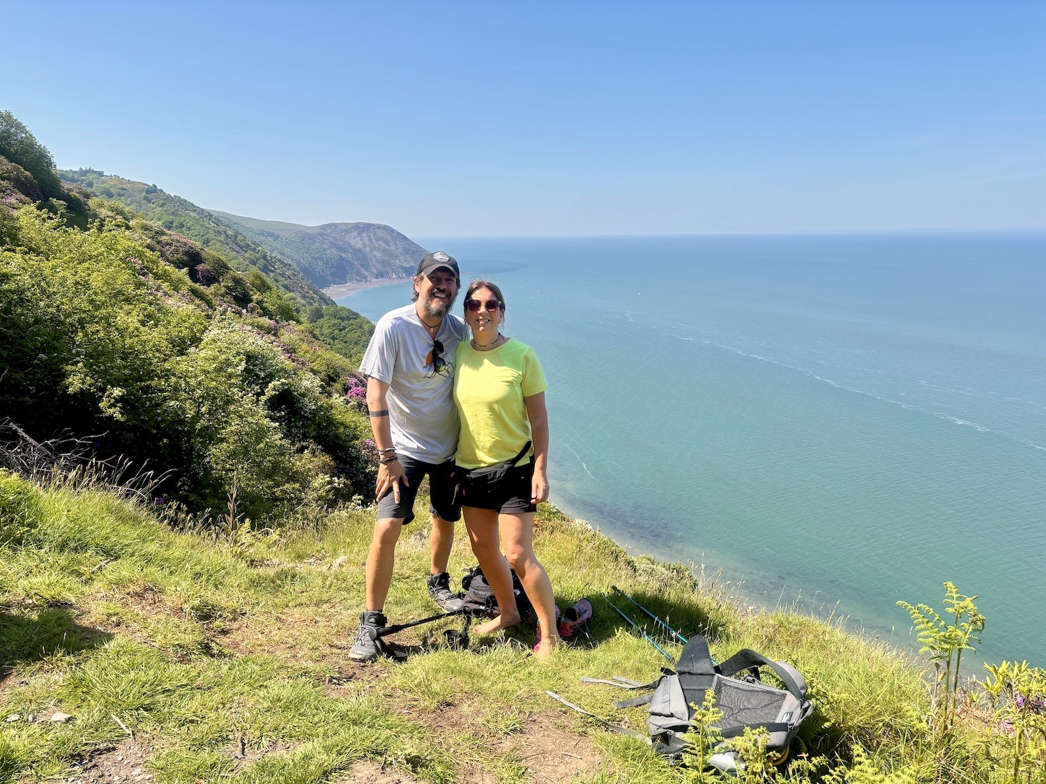 Porlock to Braunton: Rhododendrons, Rock Beaches and the Great Hangman