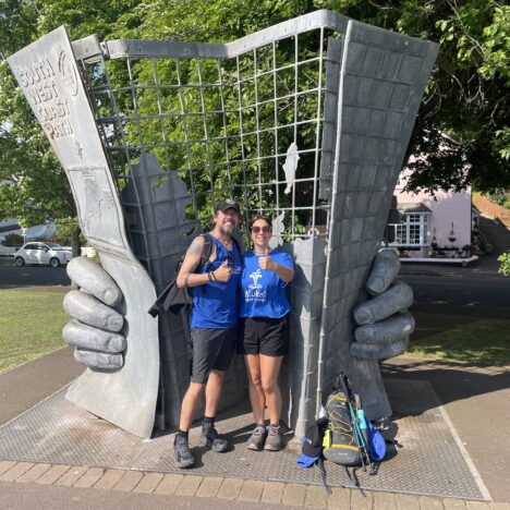 Matt and Tracey Before the Legs Give Out Day One South West Coast Path