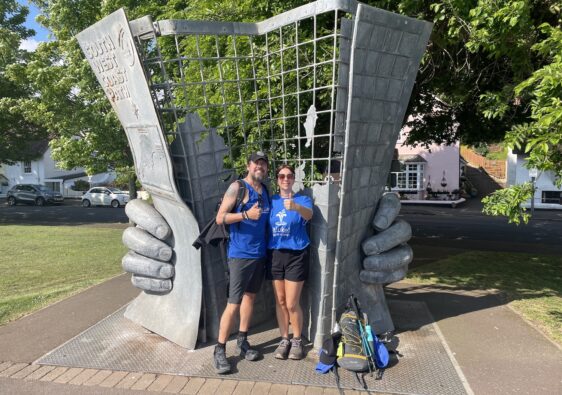 Matt and Tracey Before the Legs Give Out Day One South West Coast Path